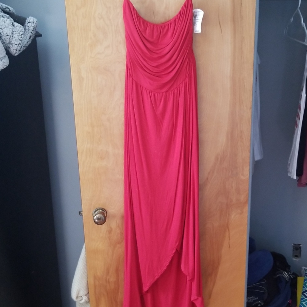 Size Small Red Floor length Dress